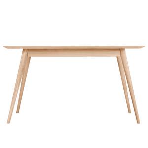 Table en bois massif SANDER Chêne massif - Chêne clair - 140 x 90 cm