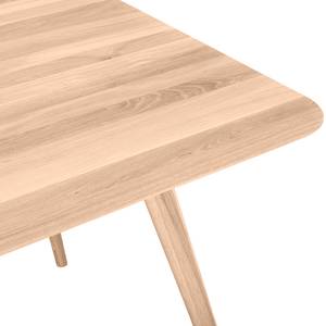 Houten eettafel SANDER massief eikenhout - Lichte eikenhouten - 160 x 90 cm