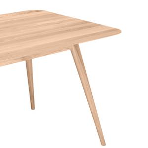 Houten eettafel SANDER massief eikenhout - Lichte eikenhouten - 160 x 90 cm