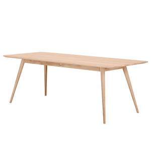 Table en bois massif SANDER Chêne massif - Chêne clair - 220 x 90 cm