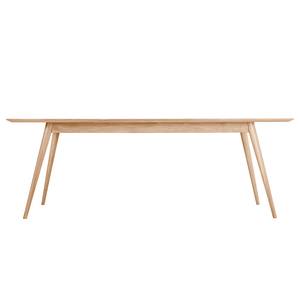 Table en bois massif SANDER Chêne massif - Chêne clair - 220 x 90 cm