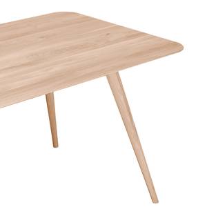 Houten eettafel SANDER massief eikenhout - Lichte eikenhouten - 220 x 90 cm