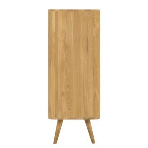 Commode Loca V deels massief wild eikenhout - wit/wild eikenhout