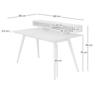 Bureau solide SANDER Chêne massif