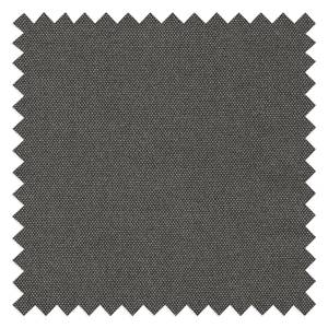 Canapé d'angle Topas Avec fonction couchage - Tissu - Tissu Zahira : Anthracite - Méridienne courte à gauche (vue de face)