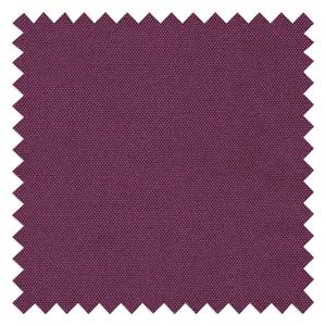 Ecksofa Topas (mit Schlaffunktion) Webstoff - Stoff Zahira: Aubergine - Longchair davorstehend links