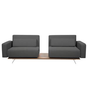 Schlafsofa Copperfield II Webstoff Stoff Zahira: Anthrazit