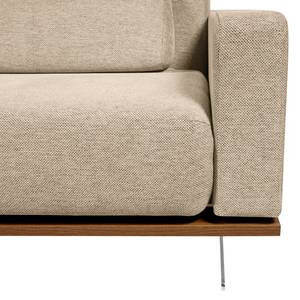 Schlafsofa Copperfield II Webstoff Stoff Parsa: Beige-Grau