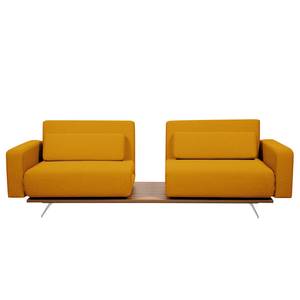 Schlafsofa Copperfield II Webstoff Stoff Zahira: Senfgelb