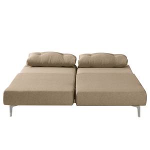 Divano letto in tessuto Robertson Tessuto Parsa: beige-Grigio