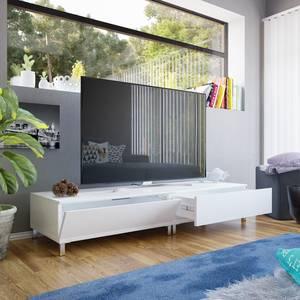 Meuble TV MiPuro II Blanc brillant