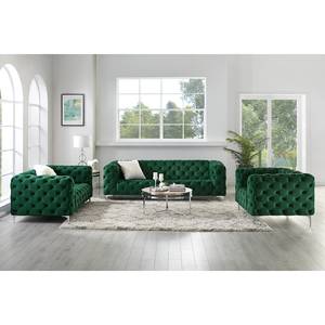 Fauteuil Leominster Vert foncé - Vert foncé - Vert foncé