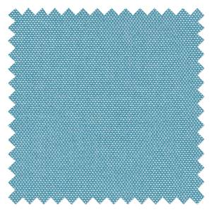 Chaise capitonnée Doskie I Tissu / Chêne massif - Tissu Zea: Bleu pastel - Lot de 2