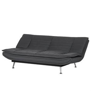 Canapé convertible Abby Tissu gris foncé