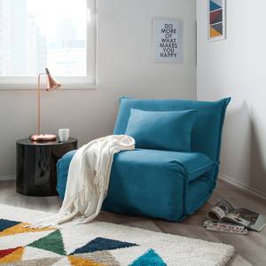 Fauteuil convertible Jake Tissu Reeva: Bleu brillant