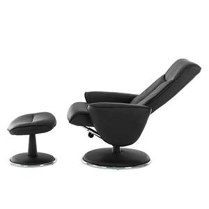 Relaxfauteuil Kenzo (met hocker) kunstleer