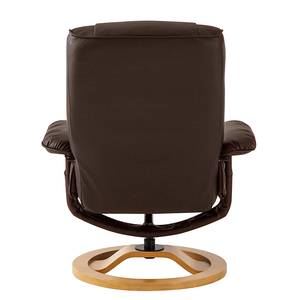 Fauteuil de relaxation Montreal Avec repose-pieds - Cuir synthétique marron