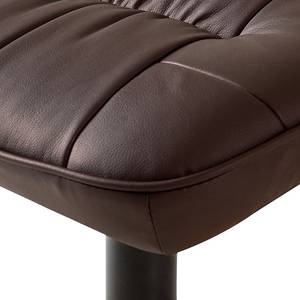 Fauteuil de relaxation Montreal Avec repose-pieds - Cuir synthétique marron