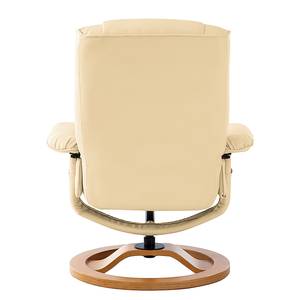 Relaxsessel Montreal (mit Hocker) Kunstleder Beige