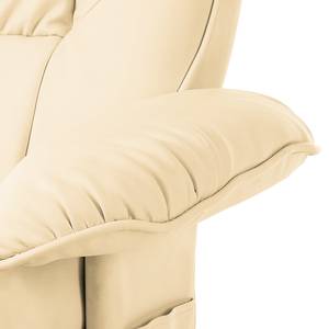 Fauteuil de relaxation Montreal Cuir synthétique beige