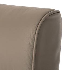 Relaxsessel Vincenzo Echtleder Taupe - Taupe - Taupe