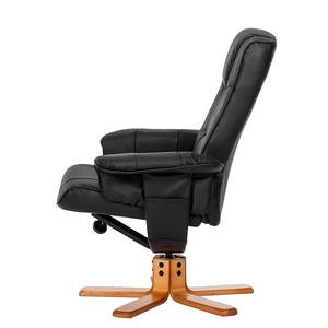 Relaxfauteuil Cosimo (met hocker) echt leer