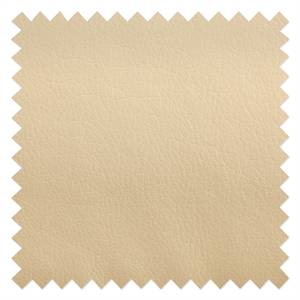 Poltrona reclinabile con sgabello Nagold finta pelle - Beige