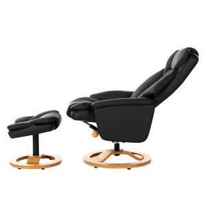 Relaxfauteuil Esprick kunstleer Zwart