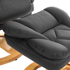 Relaxfauteuil Esprick kunstleer Zwart