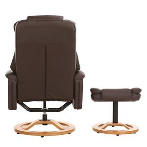 Relaxfauteuil Esprick kunstleer Donkerbruin