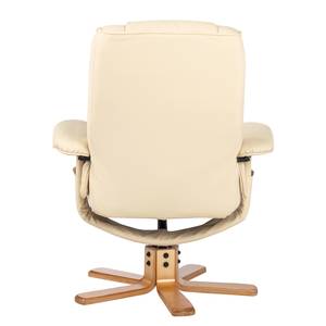 Relaxsessel Cosimo (mit Hocker) Kunstleder Beige