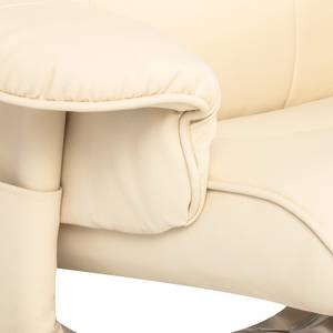 Fauteuil de relaxation Cosimo Cuir synthétique beige