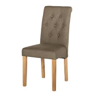 Gestoffeerde stoelen Jeanne linnen - Cappuccinokleurig