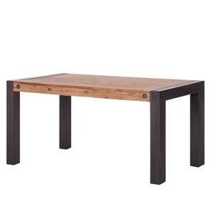 Table MANCHESTER extensible Acacia massif / Métal - 160 x 90 cm