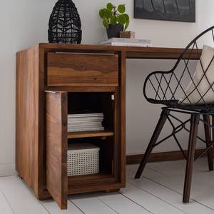 Bureau TRANGLE massief sheeshamhout