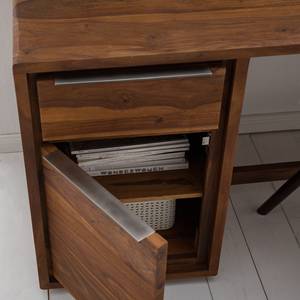 Bureau TRANGLE massief sheeshamhout