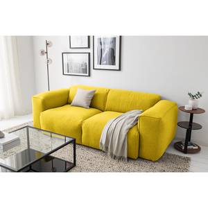 2-Sitzer Sofa HUDSON Webstoff Milan: Gelb