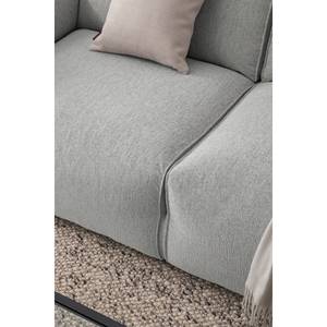 2-Sitzer Sofa HUDSON Webstoff Saia: Hellgrau