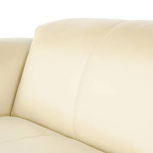 2-Sitzer Sofa HUDSON Echtleder Neka: Creme