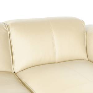 2-Sitzer Sofa HUDSON Echtleder Neka: Creme