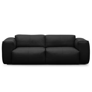 2-Sitzer Sofa HUDSON Echtleder Neka: Schwarz