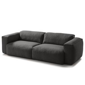3-Sitzer Sofa HUDSON Webstoff Milan: Anthrazit