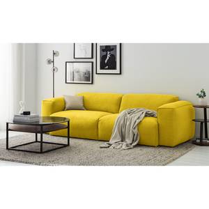 3-Sitzer Sofa HUDSON Webstoff Milan: Gelb