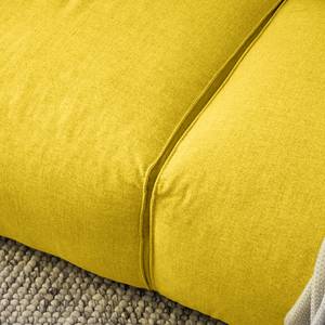 3-Sitzer Sofa HUDSON Webstoff Milan: Gelb