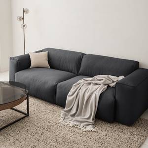 3-Sitzer Sofa HUDSON Webstoff Anda II: Grau