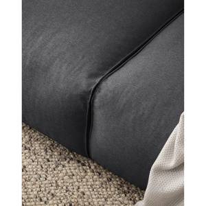 3-Sitzer Sofa HUDSON Webstoff Anda II: Grau