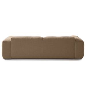 3-Sitzer Sofa HUDSON Webstoff Milan: Grau-Braun