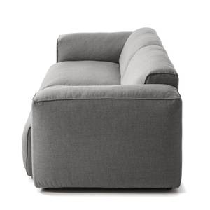 3-Sitzer Sofa HUDSON Webstoff Milan: Hellgrau