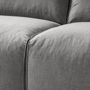 3-Sitzer Sofa HUDSON Webstoff Milan: Hellgrau