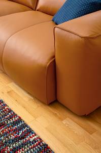 3-Sitzer Sofa HUDSON Echtleder Neka: Cognac